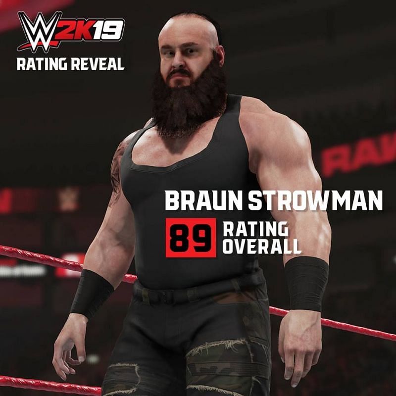 wwe 2k19 roster ratings