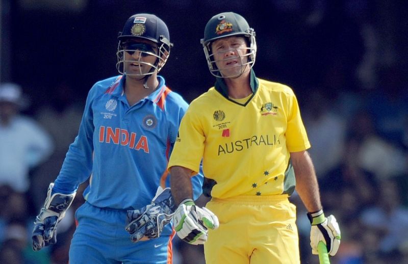 Image result for ponting and dhoni