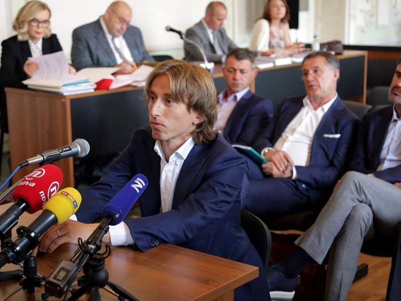 Luka Modric in Mamic&#039;s Trial 
