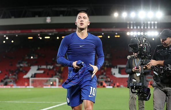 Hazard was named man of the match on the night