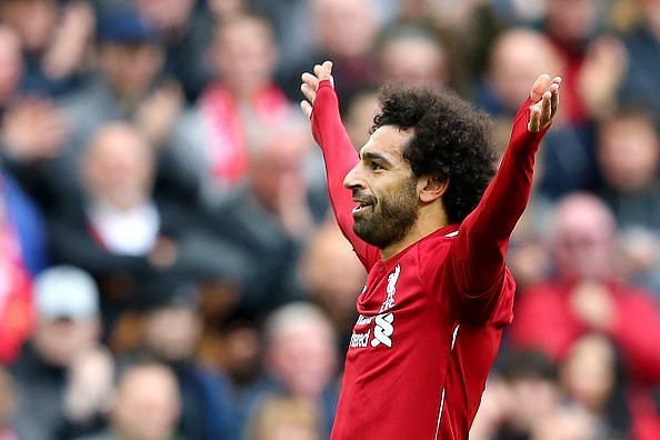 Liverpool fan in tears after Mohamed Salah hands him his jersey