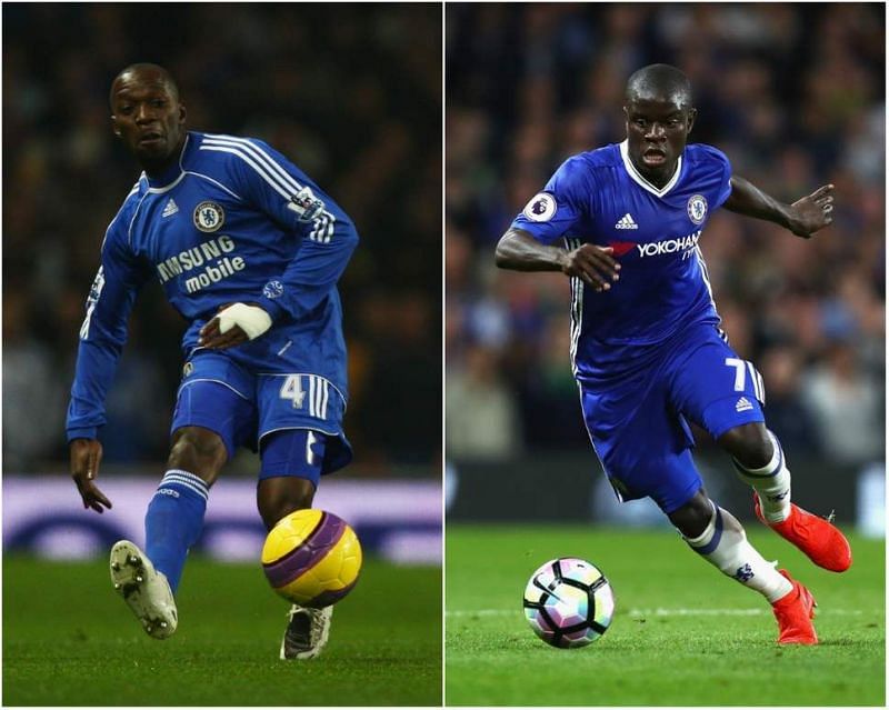 Chelsea&#039;s &#039;Wall&#039;, then: Makelele, Now: Kante