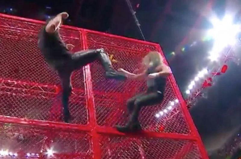 Seth Rollins fell off Hell in a Cell alongside Dolph Ziggler 