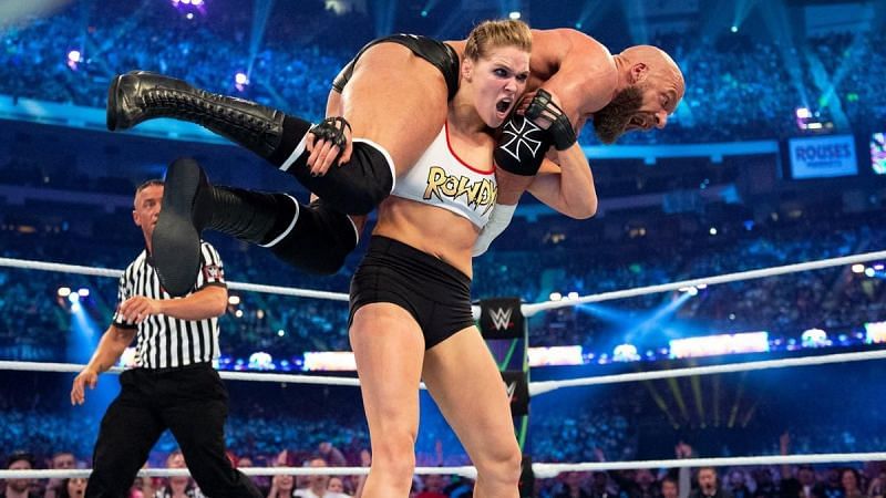 Ronda Rousey at WrestleMania 34