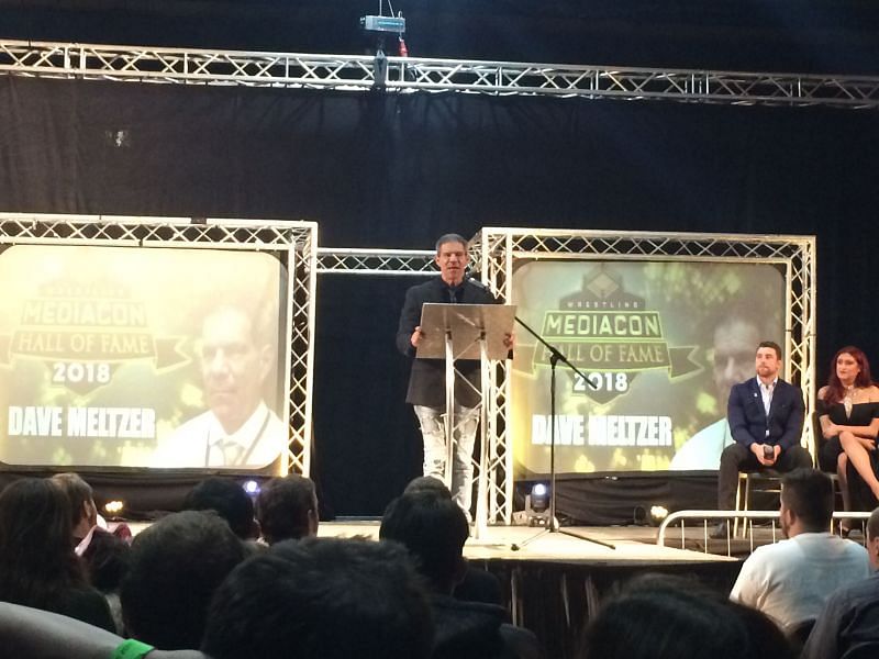 Dave Meltzer inducted into the MediaCon Hall of Fame