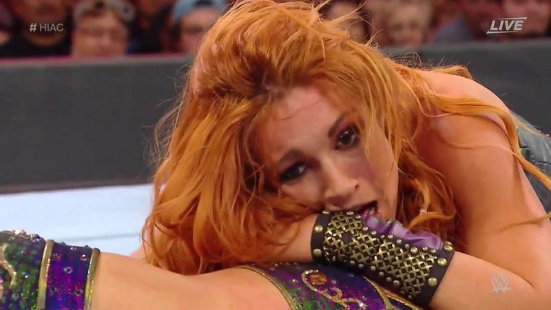 It was a rough night for Becky Lynch 