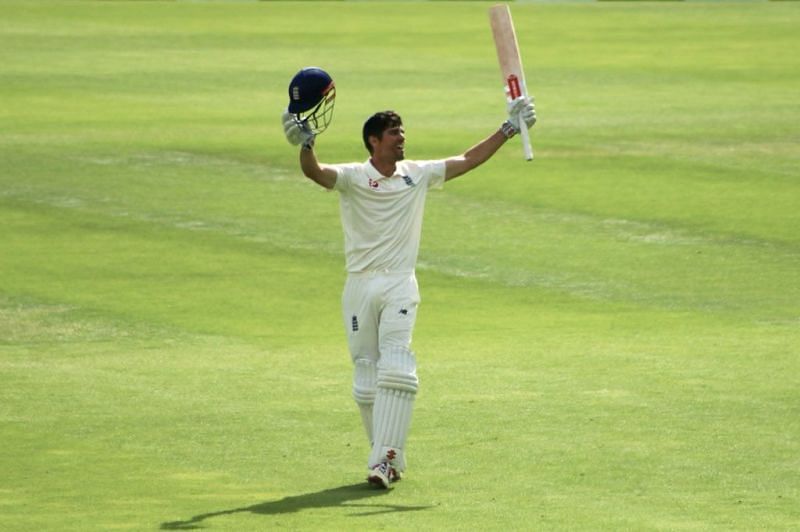 Cook scored 147 in his last inningsEnter caption