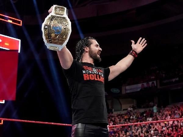 Image result for wwe seth rollins intercontinental championship