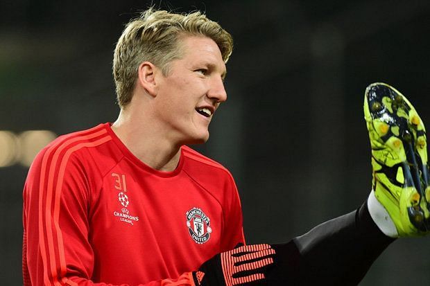 Manchester United midfielder Bastian Schweinsteiger