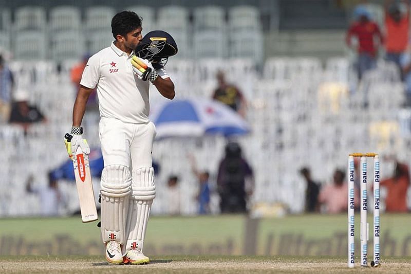 Karun Nair after his glittering 300 against Australia