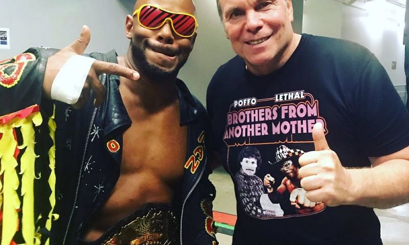 Jay Lethal and Lanny Poffo