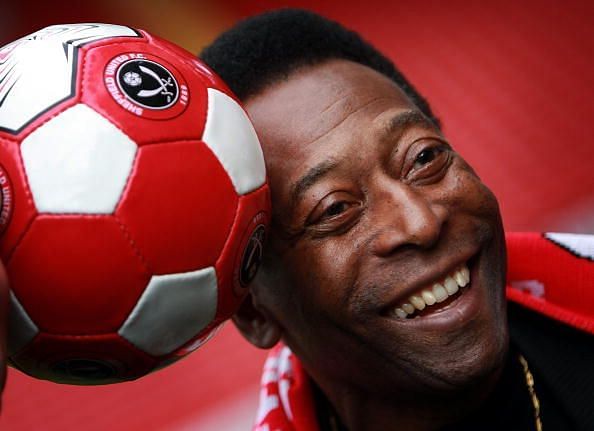 Pele Attends Ceremony For World&#039;s Oldest Football Club