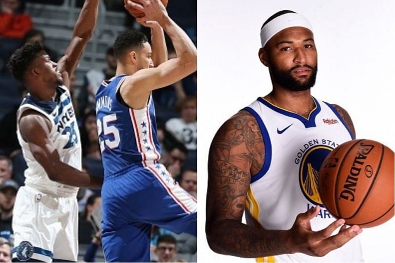 Left to Right: Jimmy Butler, Ben Simmons and DeMarcus Cousins