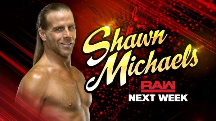 Shawn Michaels is set to appear on RAW next week...