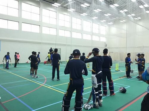 The Bengal side were seen practicing at the Centre for Sports Sciences