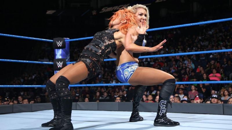 Image result for wwe becky vs charlotte