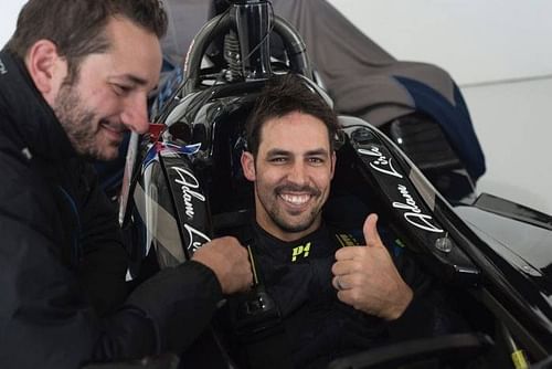 Fierce Aussie pacer Mitch Johnson will make his Formula racing debutEnter caption