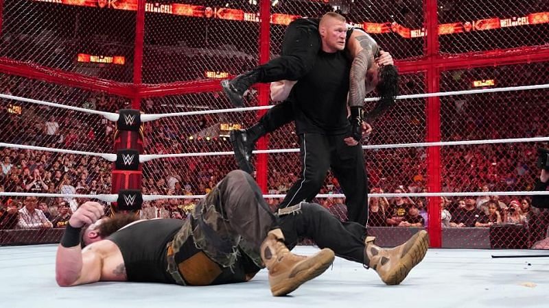 Lesnar returned at Hell in a Cell!