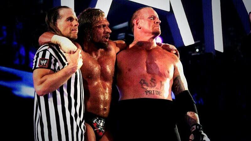 Micheals, HHH, and Taker