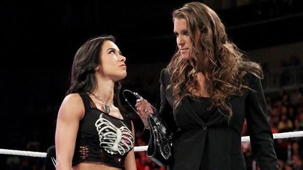 Let the roof be blown off with an AJ Lee return!