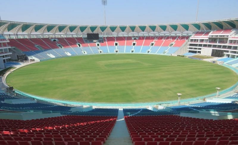 Ekana Stadium looks set for its first taste of international cricket