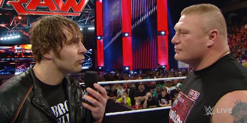 Dean Ambrose did not enjoy working with Brock Lesnar