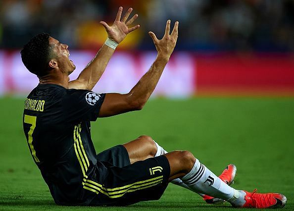 Twitter reacts to Cristiano Ronaldo's red card vs Valencia