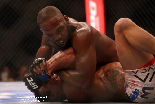 Jon Jones used a nasty keylock to submit Vitor Belfort