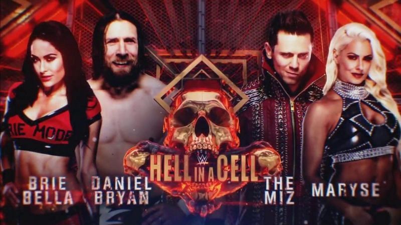 Brie Bella and Daniel Bryan take on The Miz and Maryse at Hell in a Cell