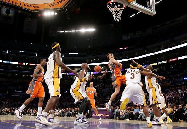 Phoenix Suns v Los Angeles Lakers, Game 4