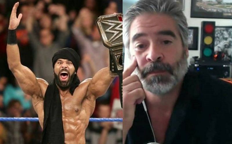 Jinder Mahal (left) and Vince Russo (right) don&#039;t seem to be in the good books of Cody Rhodes