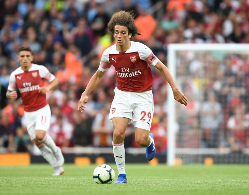 The double pivot of Guendouzi and Torreira (blur) is near perfect