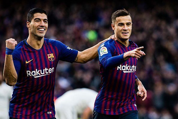 Suarez and Coutinho scored against Real Madrid last night