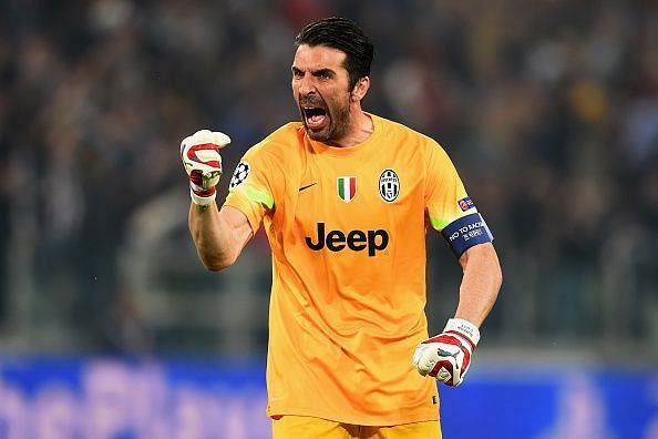 Gianluigi Buffon in Juventus v Real Madrid CF - UEFA Champions League Semi Final