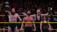 Killian Dain (left), Eric Young (middle left), Alexander Wolfe (middle right), Nikki Cross (right)