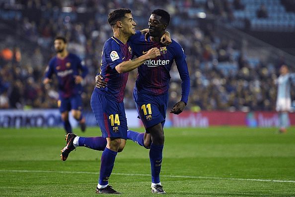 Barca will be hoping that Coutinho and Dembele prove their worth on this occasion