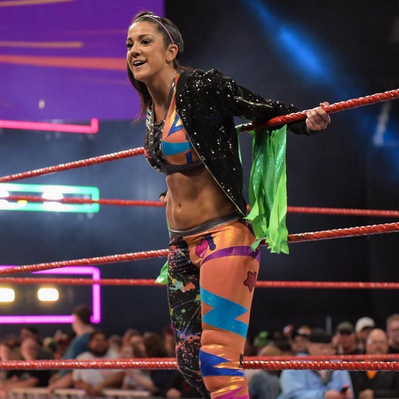Bayley about to compete