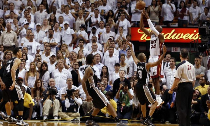 Ray Allen hit the biggest shot of his career