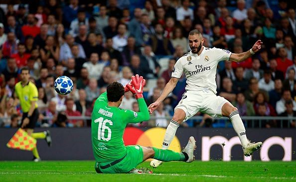 Karim Benzema guided Real Madrid to victory.