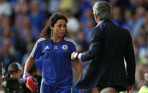 Mourinho famously had an argument with Carneiro on the touchline. (PHOTO: Rex)