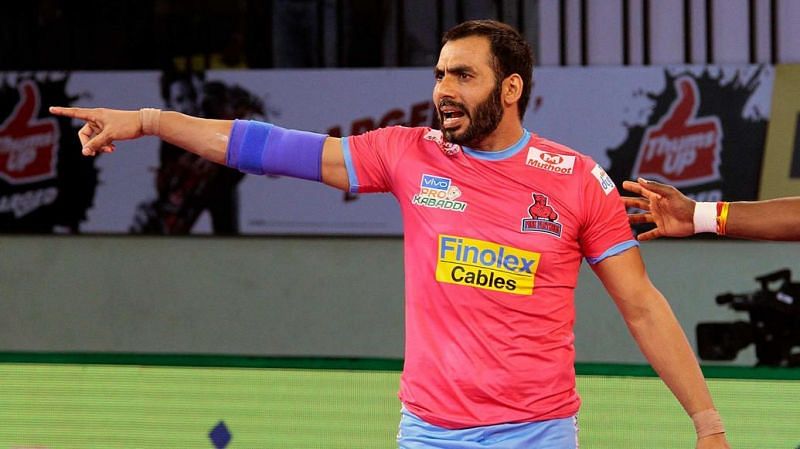 Anup Kumar battled his way to seven points