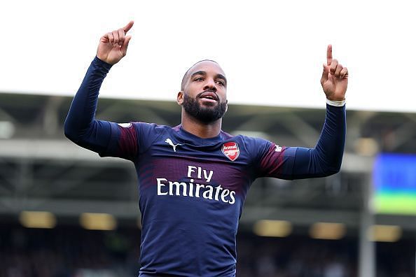 Lacazette is the joint top scorer for Arsenal