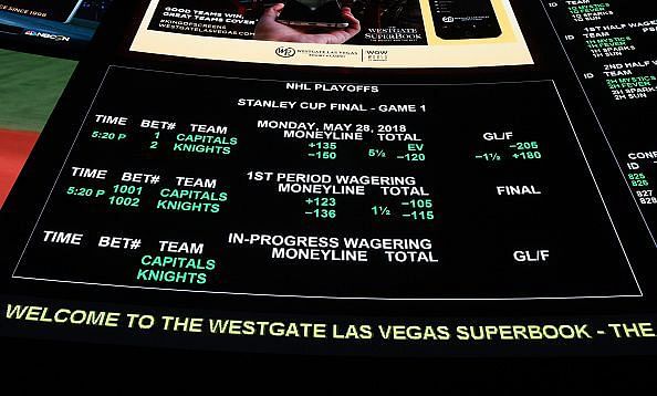 Betting lines from the Stanley Cup Final at The Westgate Las Vegas