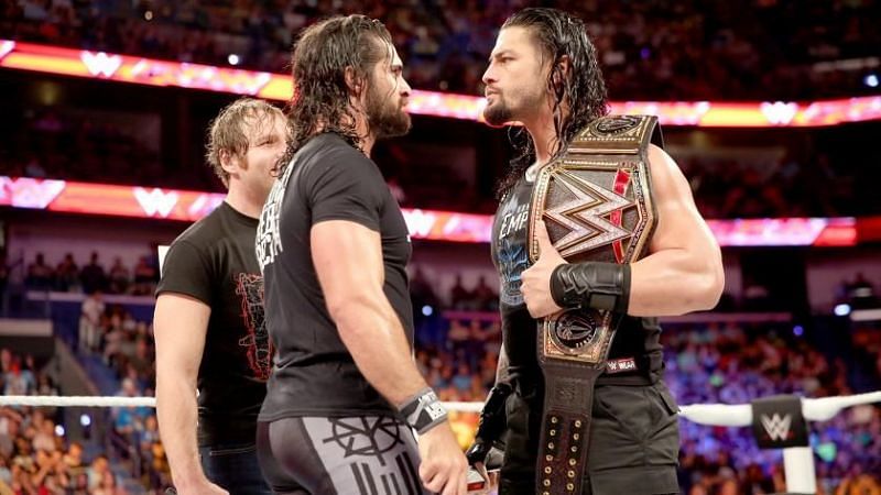 The two Shield brothers locked horns after Rollins made his return from injury