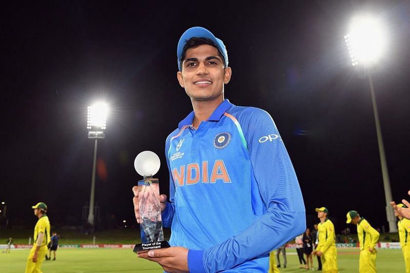 Shubman Gill was named the Player of the Tournament in the Under 19 World Cup