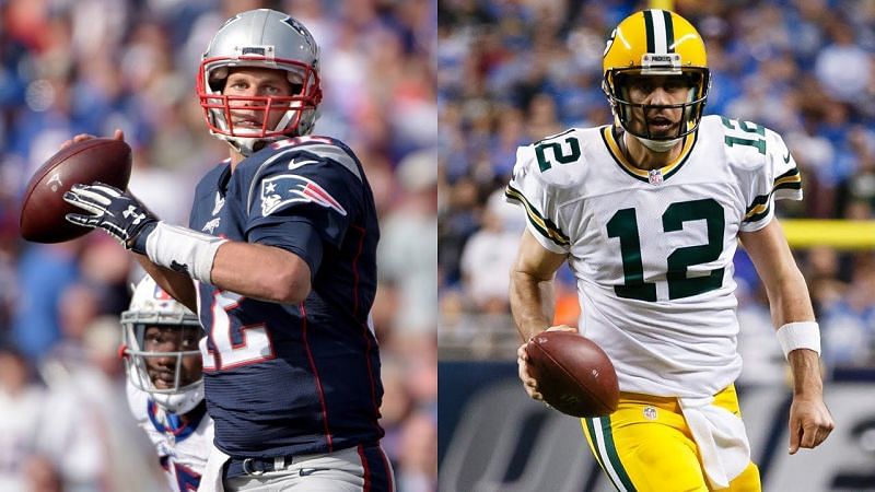 Image result for tom brady and aaron rodgers