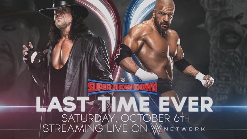 Triple H will face off against the Undertaker for the last time in Australia at WWE Super Show-Down 