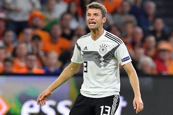 Thomas Muller has scored just two goals for Germany since 2017