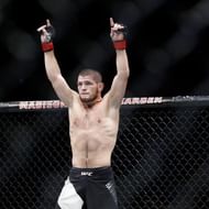 Khabib won a bad-tempered clash with McGregor at UFC 229
