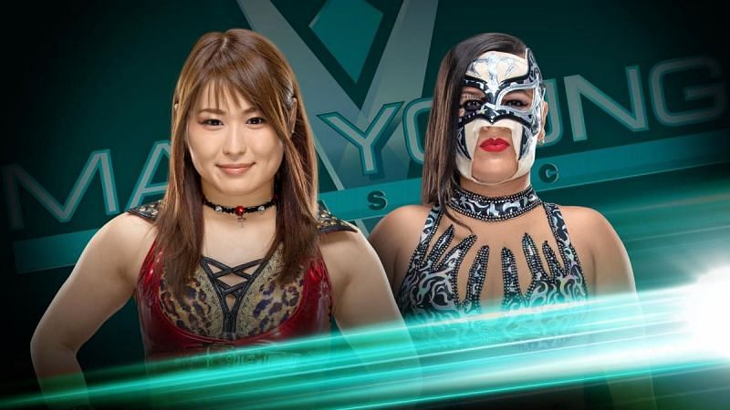 Io Shiai will hope to move on to the quarterfinals (and presumably face off with Deonna Purrazzo).